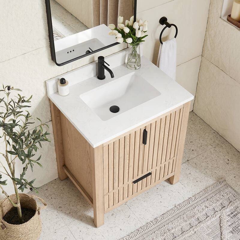 Shenzhen Bath Vanity with Composite Stone Top without Mirror