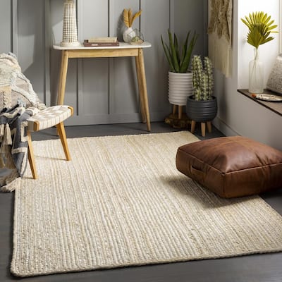 Livabliss Natural Braids Country Solid Area Rug