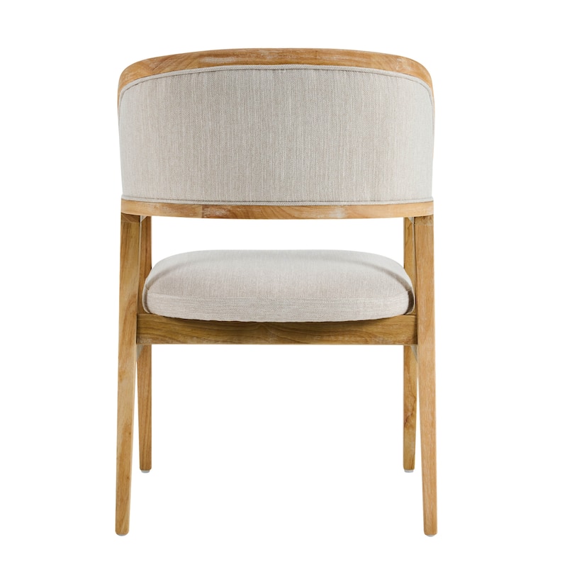Christopher Knight Home - Harlowe Mid-Century Modern Upholstered Dining Chairs Set of 2 with Solid Ruberwood Legs