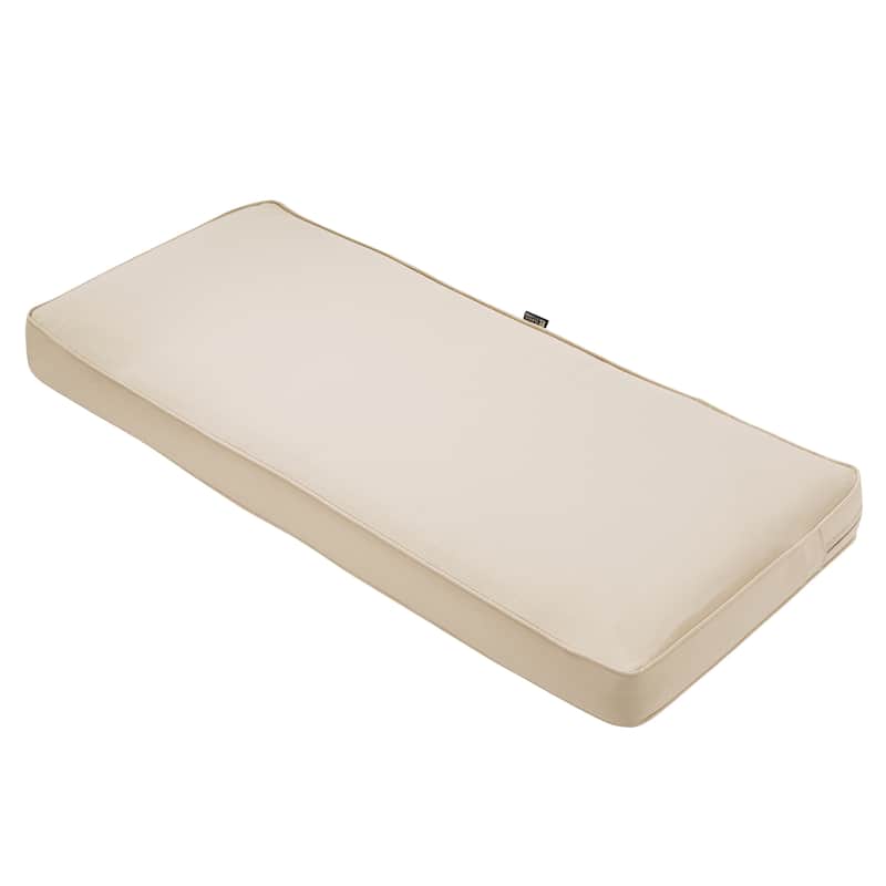 Classic Accessories Montlake FadeSafe Water-Repellent Outdoor Bench Cushion, 42"W x 18"D x 3"T