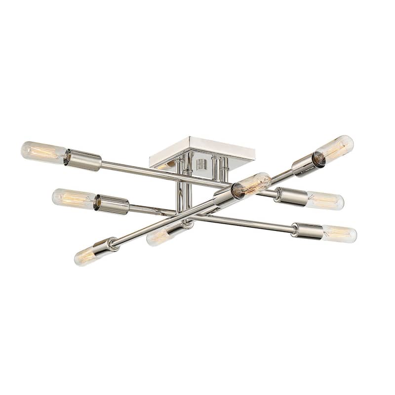 Savoy House Lyrique 8 Light 19.5" Wide Semi Flush Ceiling Fixture