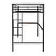 preview thumbnail 13 of 40, Minimal Design Twin Size Loft Bed with Desk, Ladder & Guardrails