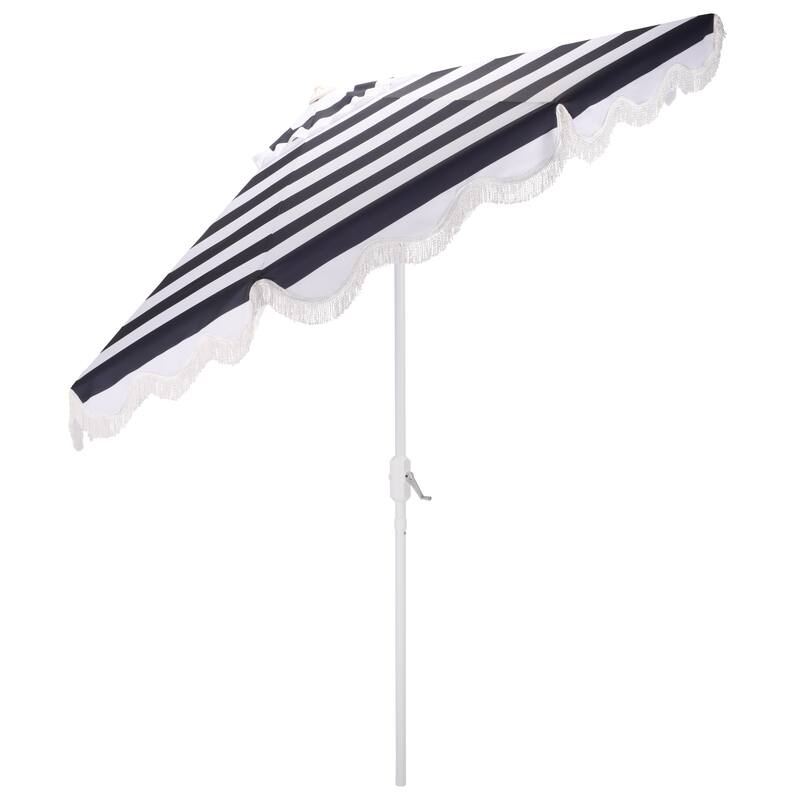 SAFAVIEH Outdoor Living Lucerna 9ft Crank Umbrella