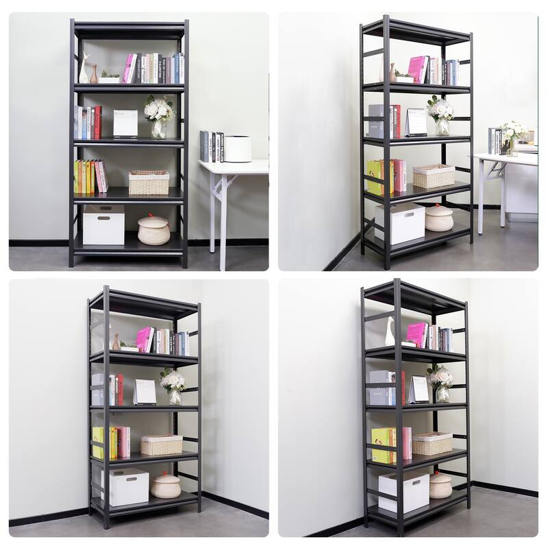 Storage Shelves 5 Tier Heavy Duty Metal Shelving Unit Adjustable Shelving Units and Storage Rack Kitchen Garage Shelf