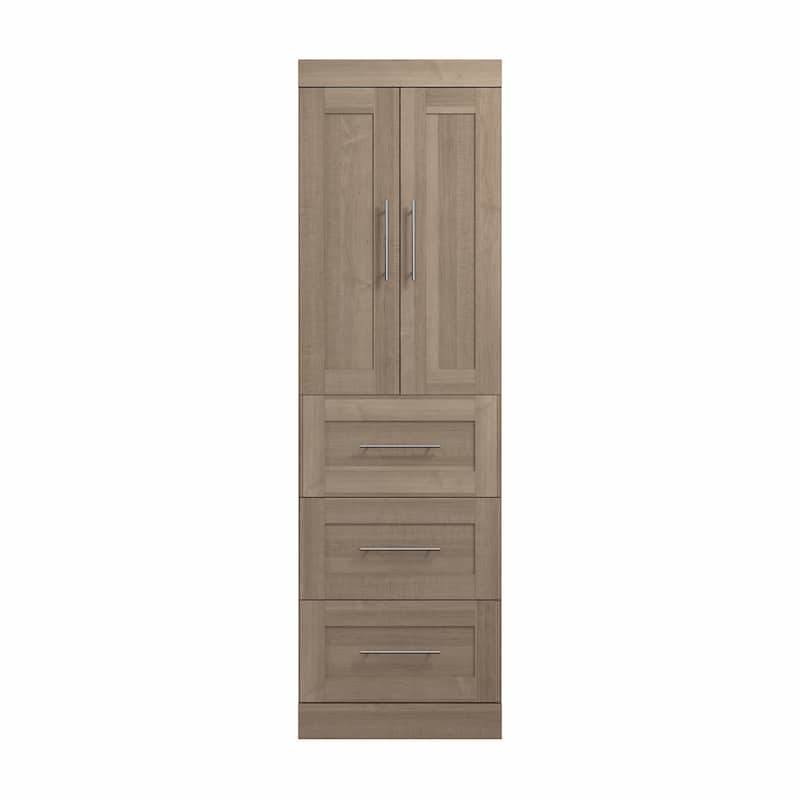 Pur 25W Wardrobe with Drawers by Bestar - Wardrobe with Drawers