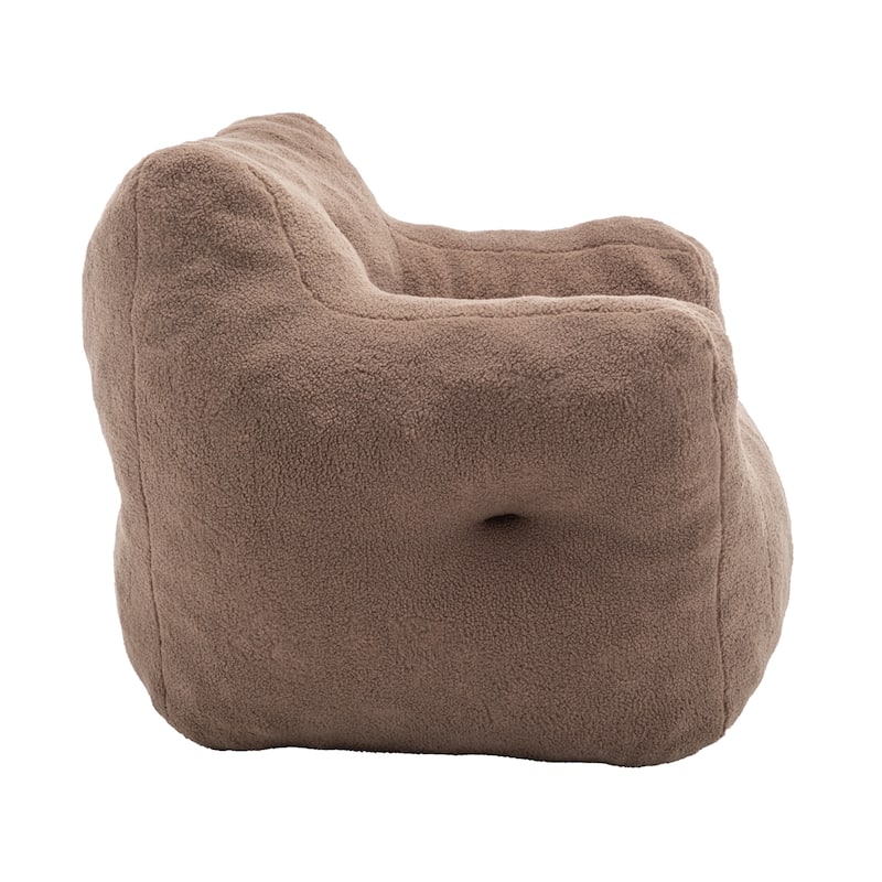 Bean Bag Chair, Bean Bag Sofa Chair with Armrests Stuffed High-Density Foam, Lazy Sofa Comfy Chairs BeanBag Chair