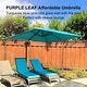 preview thumbnail 3 of 14, PURPLE LEAF 9 ft 360 Degree Rotation Patio Umbrella With Base