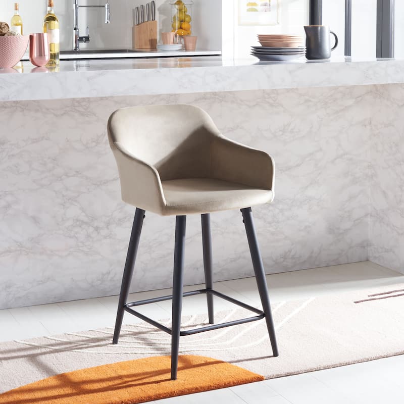 SAFAVIEH Lillia 24-inch Counter Stool - 21" x 20.5" x 34.2" - 21Wx21Dx25H