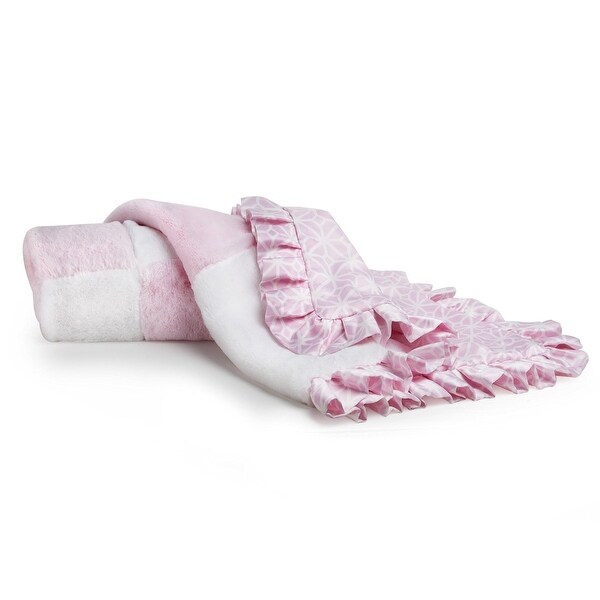 CoCaLo Collection Mix & Match Patchwork Faux Fur Blanket