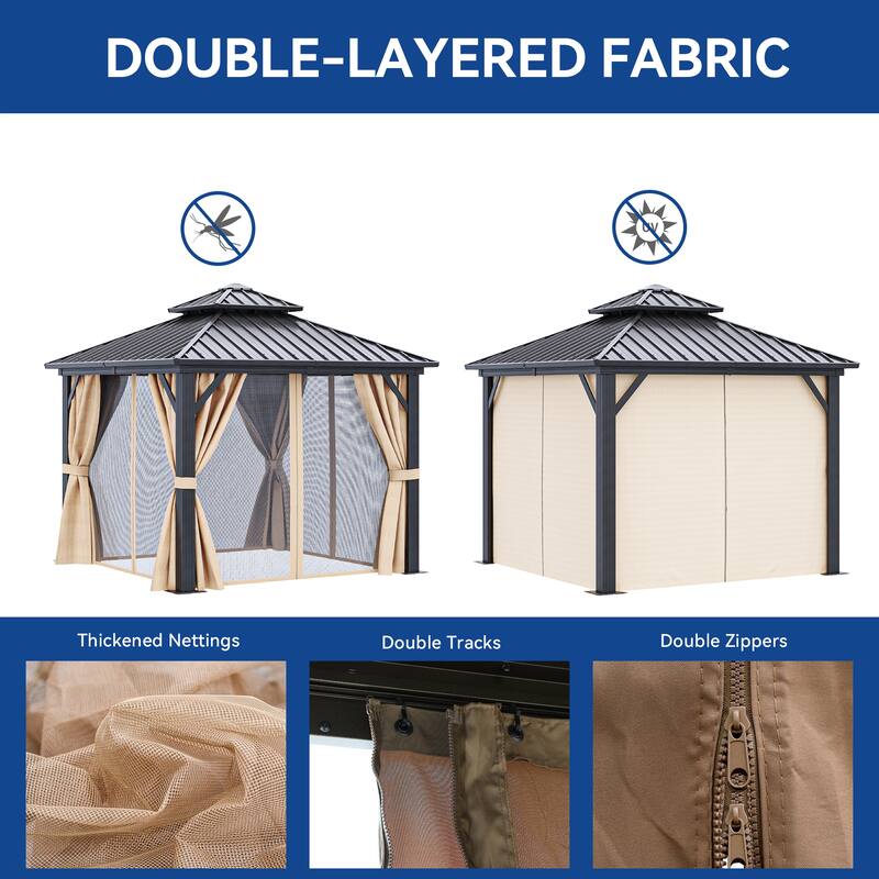 Outdoor Metal Canopy Gazebo