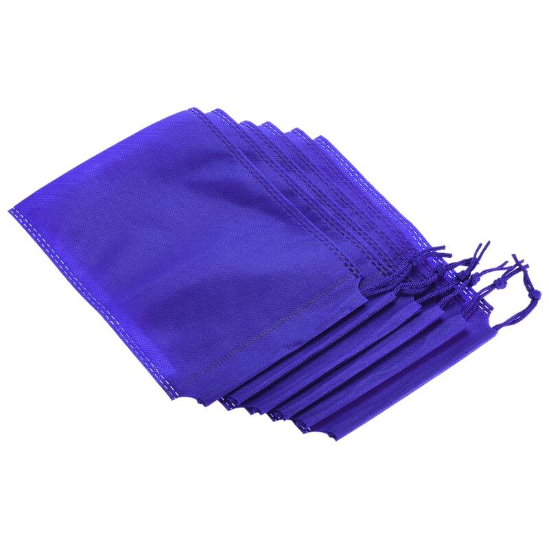 Single Drawstring Storage Bag Fiber Cloth, 6Pcs