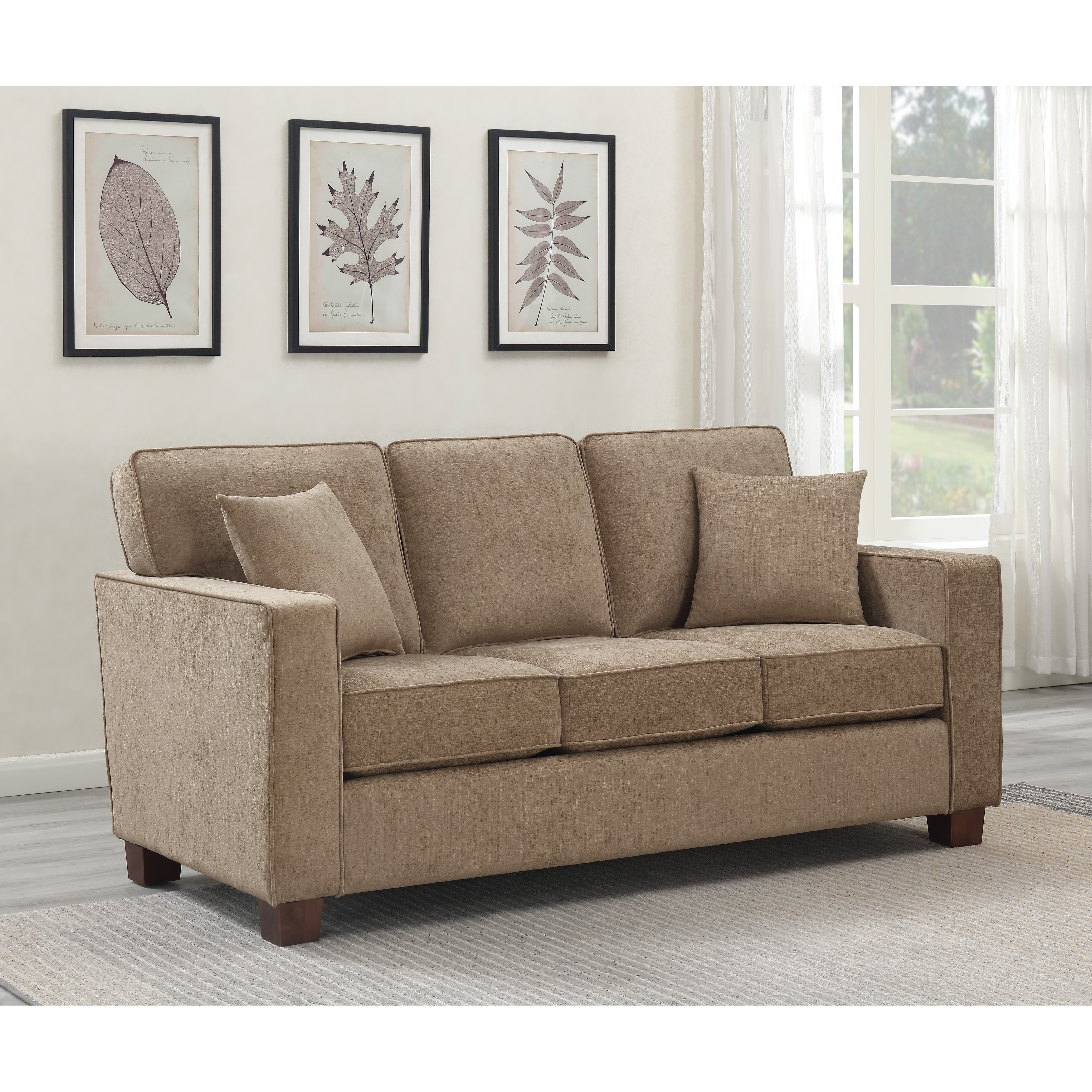 Sleek 3 seater sofa best sale