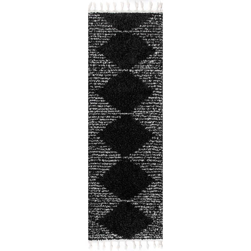Nuloom Denton Diamond Shag Tassel Area Rug