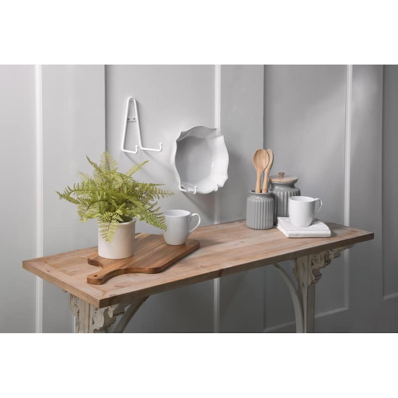 Wall Metal Plate Rack, Set of 4