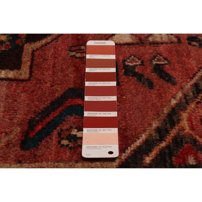 ECARPETGALLERY Hand-knotted Anadol Copper Wool Rug - 3'7 x 10'2