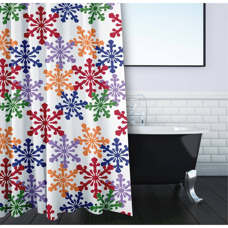 Snow Fall Shower Curtain