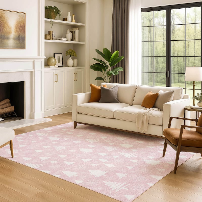 Premium Washable Super Soft Christmas Tree Mayfield Rug