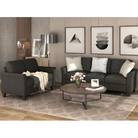 Living Room Home Furniture Set Loveseat Sofa and 3-seat sofa