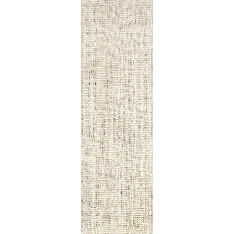 Nuloom Ashli Solid Farmhouse Jute Area Rug
