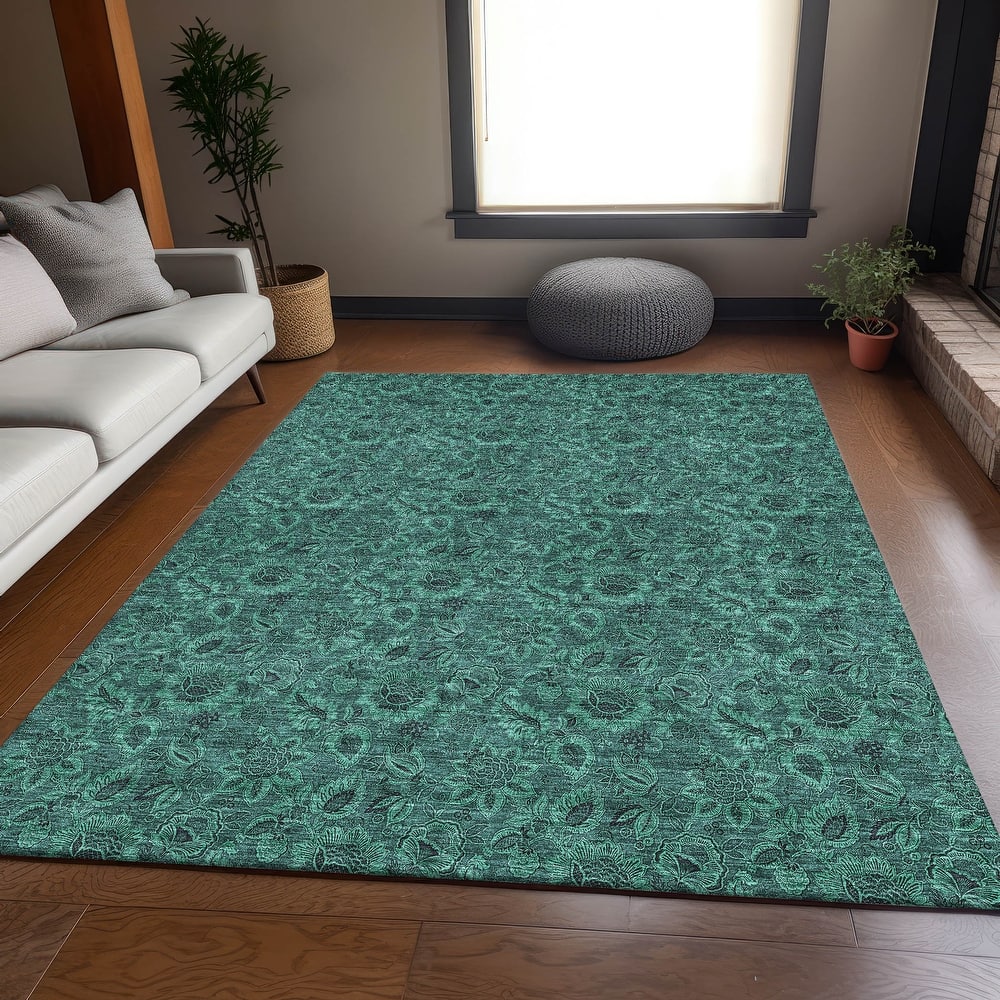 Premium Washable Super Soft Floral Mayfield Rug