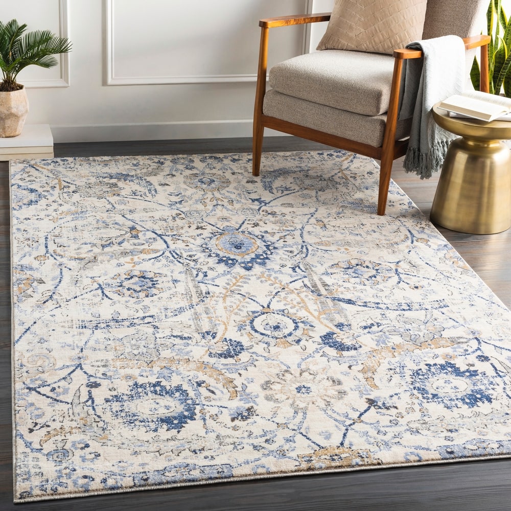 Livabliss Fitz Vintage Floral Area Rug