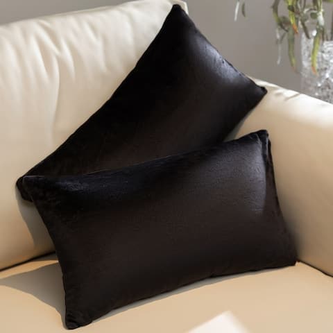 Cheer Collection Set of 2 Hollow Fiber Filled Couch Pillows