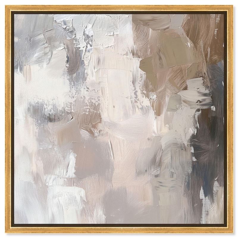 Faded Textured II Canvas by Art Remedy - Gold - 12" x 12"