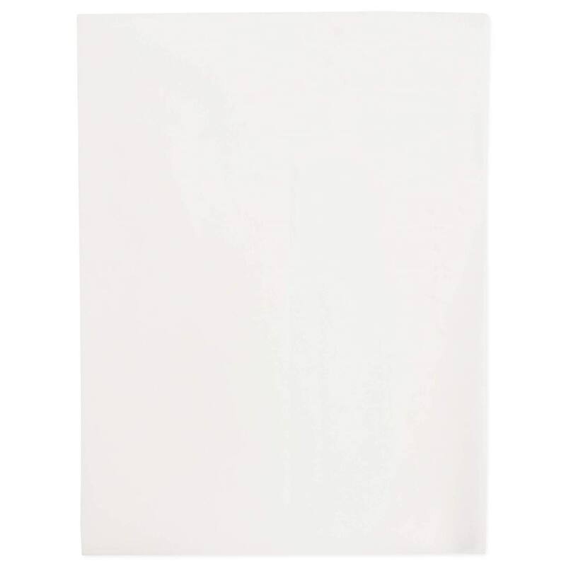 Bright Creations 100 Pack Glassine Paper Sheets - Onion Skin Paper for Artwork, DIY Projects