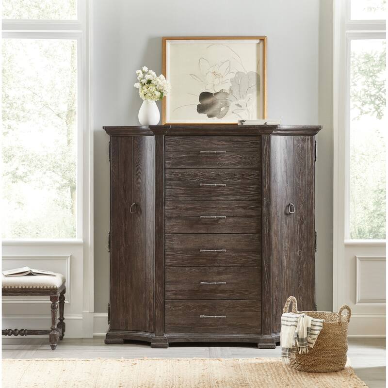 Hooker Furniture 5961-90011-ARMOIRE Traditions 64" Wide 6 Drawer Wood