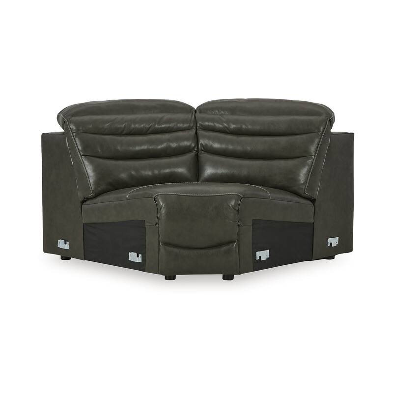 Signature Design by Ashley Center Line 4-Piece Power Reclining Sectional - 105" W x 75" D x 35" H