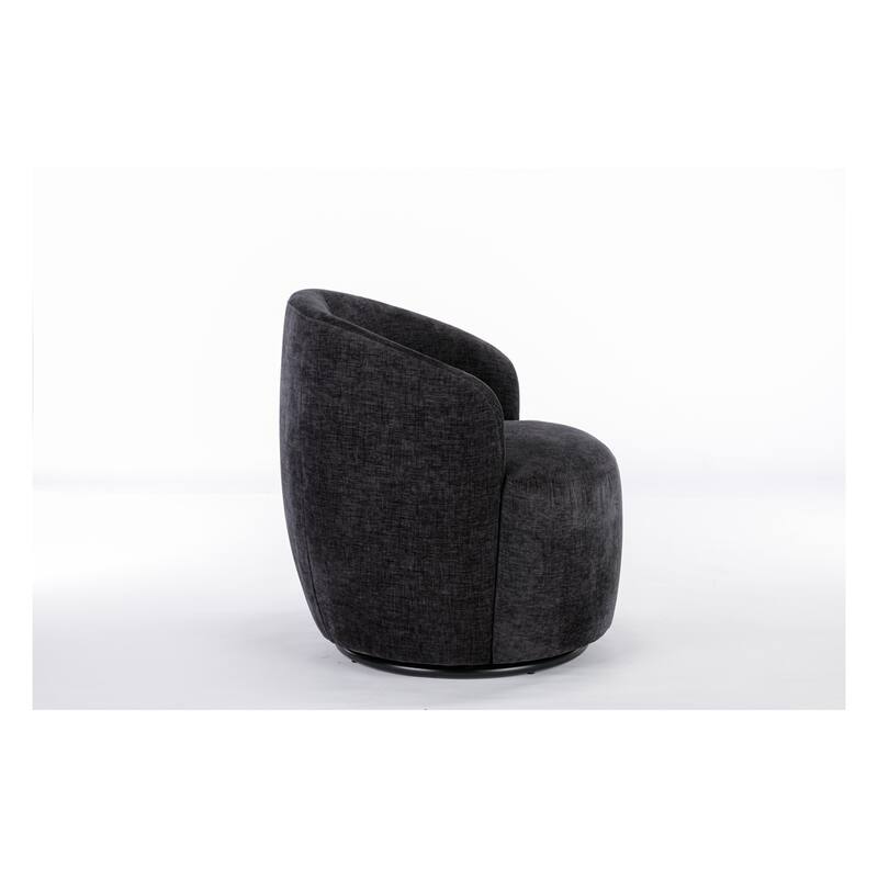 Fabric Swivel Accent Barrel Chair