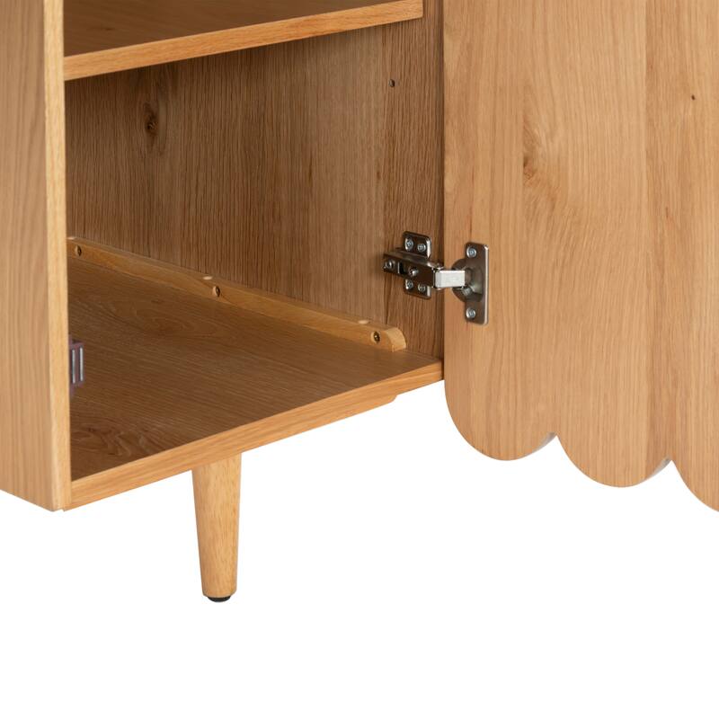 SAFAVIEH Couture Kristy Fluted Wood Desk