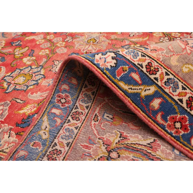 ECARPETGALLERY Hand-knotted Antalya Vintage Red Wool Rug - 9'3 x 13'0