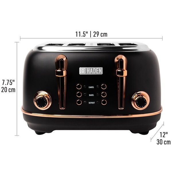 Haden Heritage 4-Slice, Wide Slot Toaster