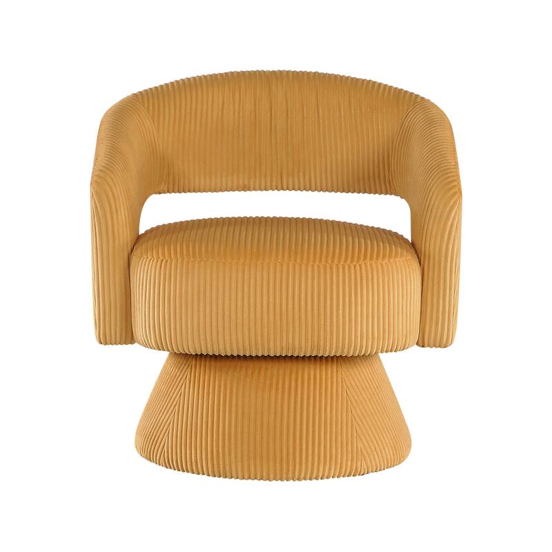 Parris Corduroy Swivel Chair