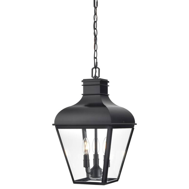 Millennium Lighting 43303 Edenton 3 Light 11" Wide Outdoor Pendant - Matte Black