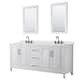 Option White / Giotto Quartz Top / Matte Black Hardware