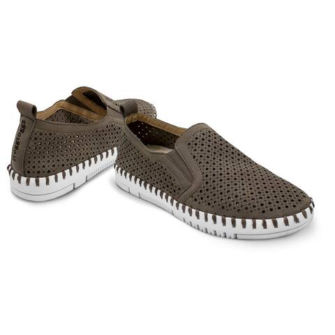 FROGG TOGGS Olive Traveller Slip on Perforated Comfort Shoes Size 9
