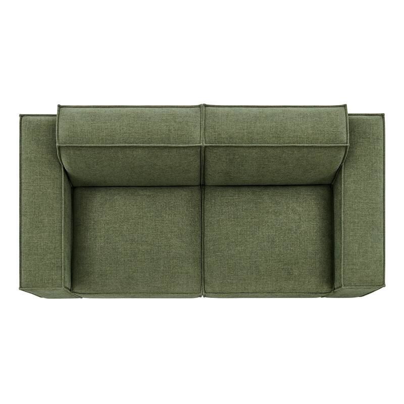 Restore 2-Piece Performance Fabric Upholstered Modular Loveseat
