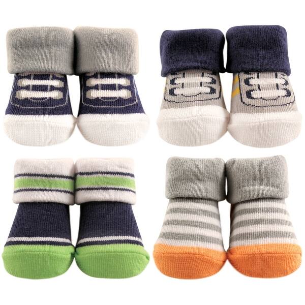 slide 1 of 1, Hudson Baby Infant Boy Socks Boxed Giftset, Athletic, One Size - Athletic One Size - Athletic