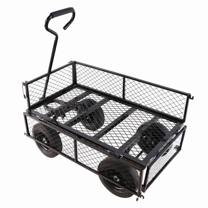 Solid wheels Tools cart Wagon Cart
