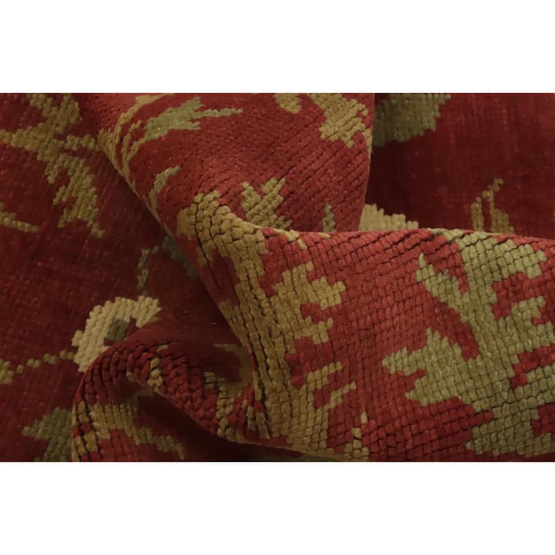 Handmade Floral Indian Area Rug 5x9 - 8' 10'' X 5' 5''