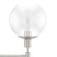 preview thumbnail 33 of 45, Hunter Xidane Vanity Wall Light - Bathroom, Mid Century Modern, Glam - Clear glass