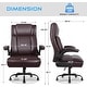 preview thumbnail 4 of 19, BOSSIN Executive Office Chair,Big and Tall Office Chair with Ergonomic,High Back,and Lumbar Support