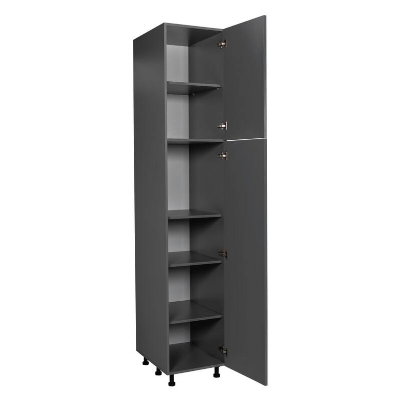 18" x 90" Utility Cabinet-Double Door-Grey - 18 x 90 x 23 3/8