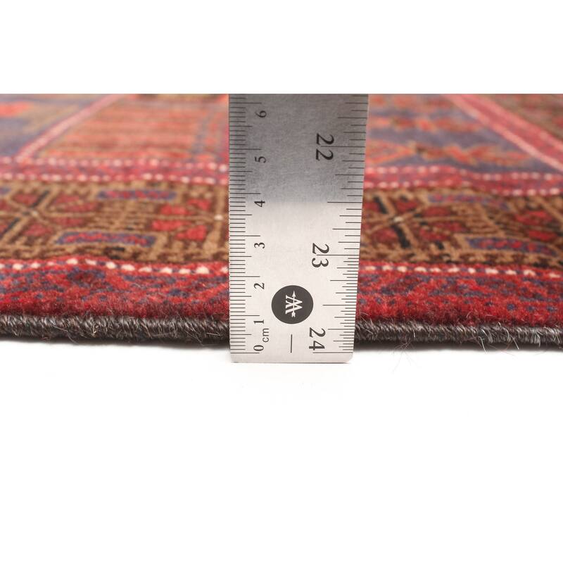 ECARPETGALLERY Hand-knotted Teimani Dark Navy Wool Rug - 2'7 x 4'10