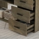 preview thumbnail 50 of 62, L-shaped executive desk With 3 Drawers for Home and Office