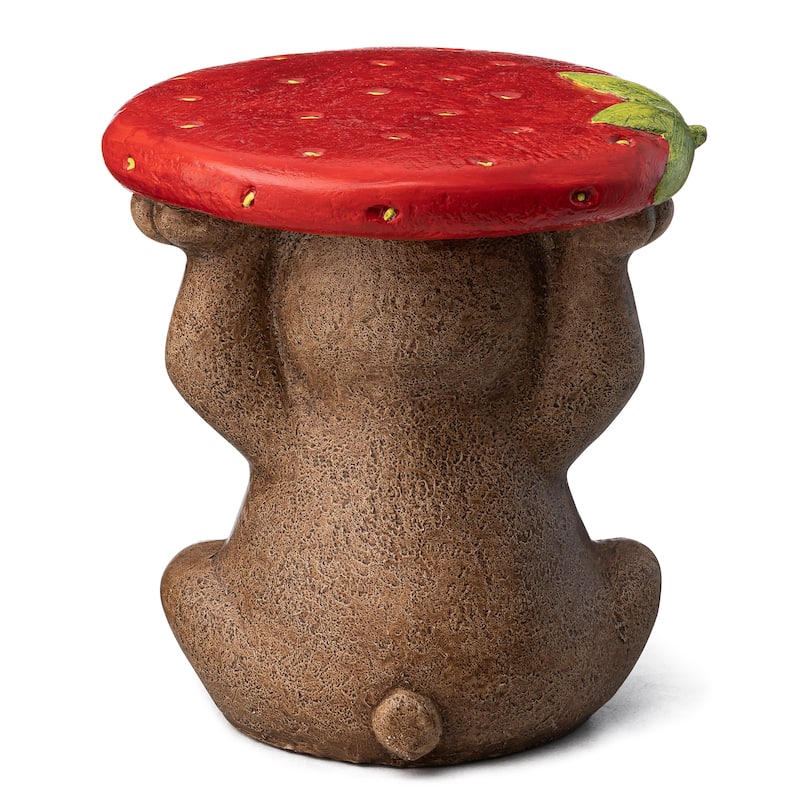 Glitzhome 12.5"H Decorative Garden Stool or Planter Stand