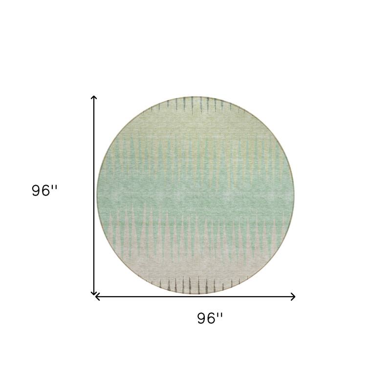 HomeRoots Striped Transitional Rectangle Outdoor Rug