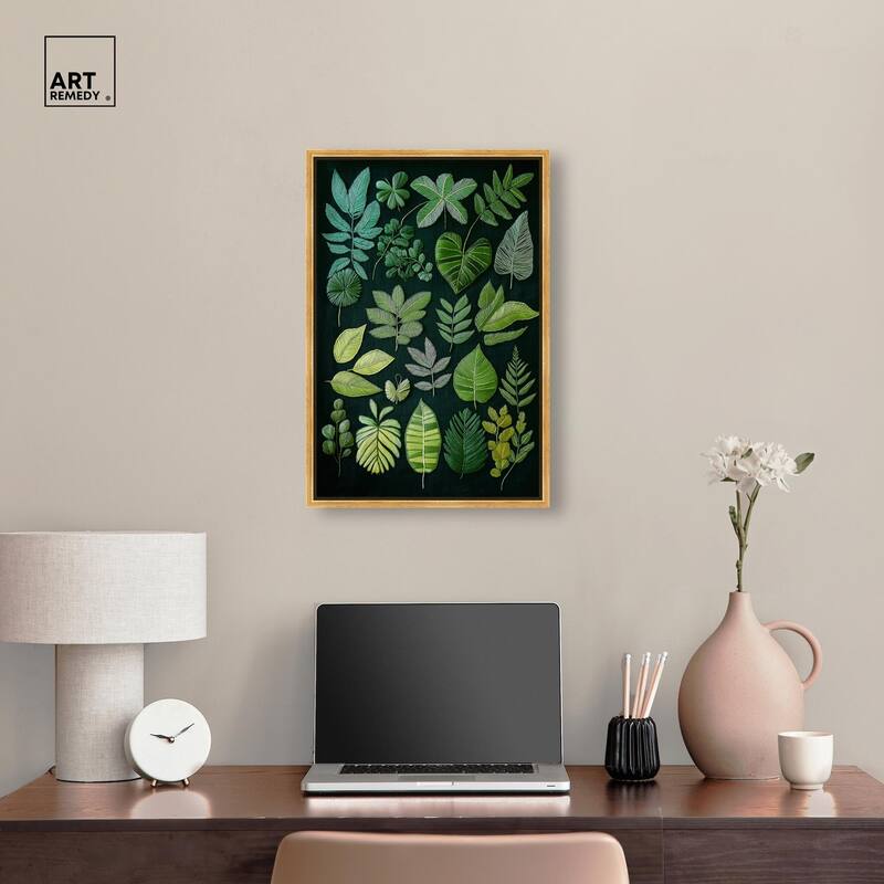 Leaf Library II Canvas by Art Remedy